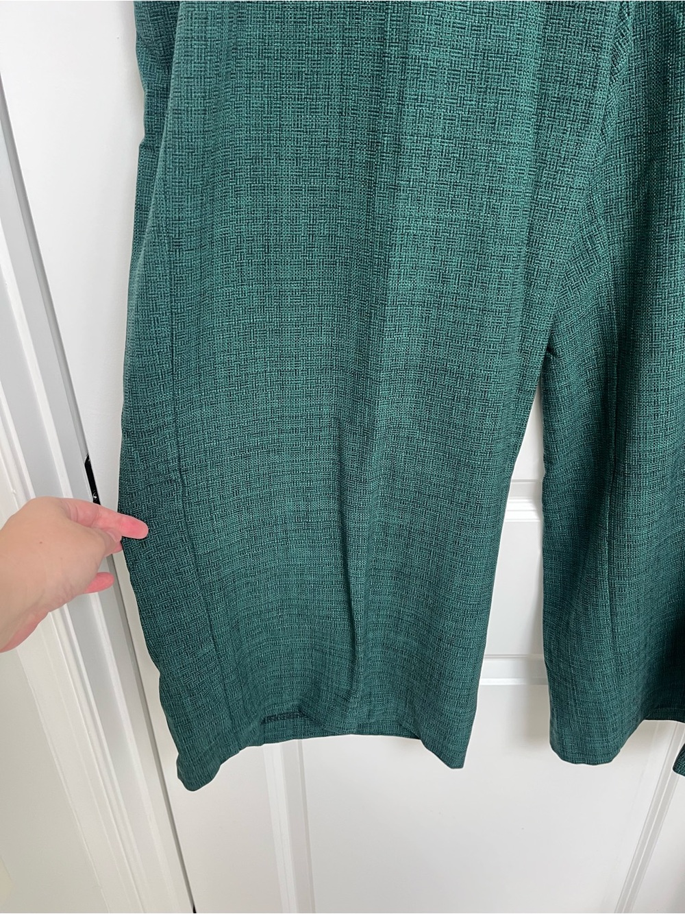 NWT Dark Green Wide Leg Dress Pants - Picture 2 of 4